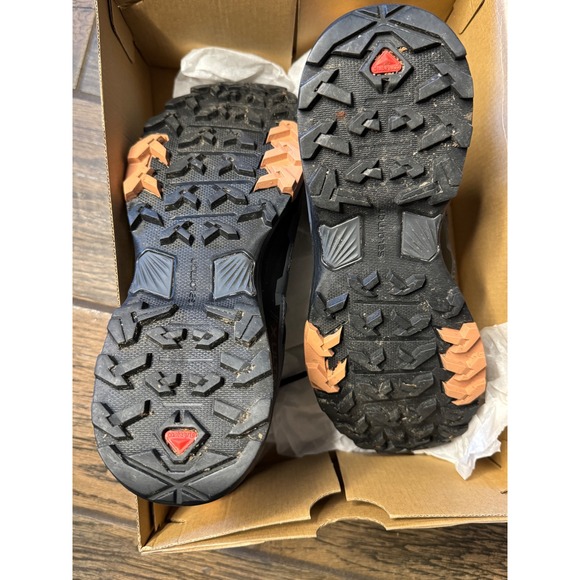 Salomon X Ultra 4 Mid GTX W Gore Tex Women's Hiking Boots Ebony Mocha Cream SZ 8 - Picture 9 of 15